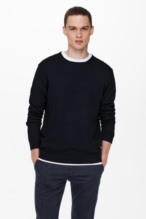 Only & Sons blauwe heren trui