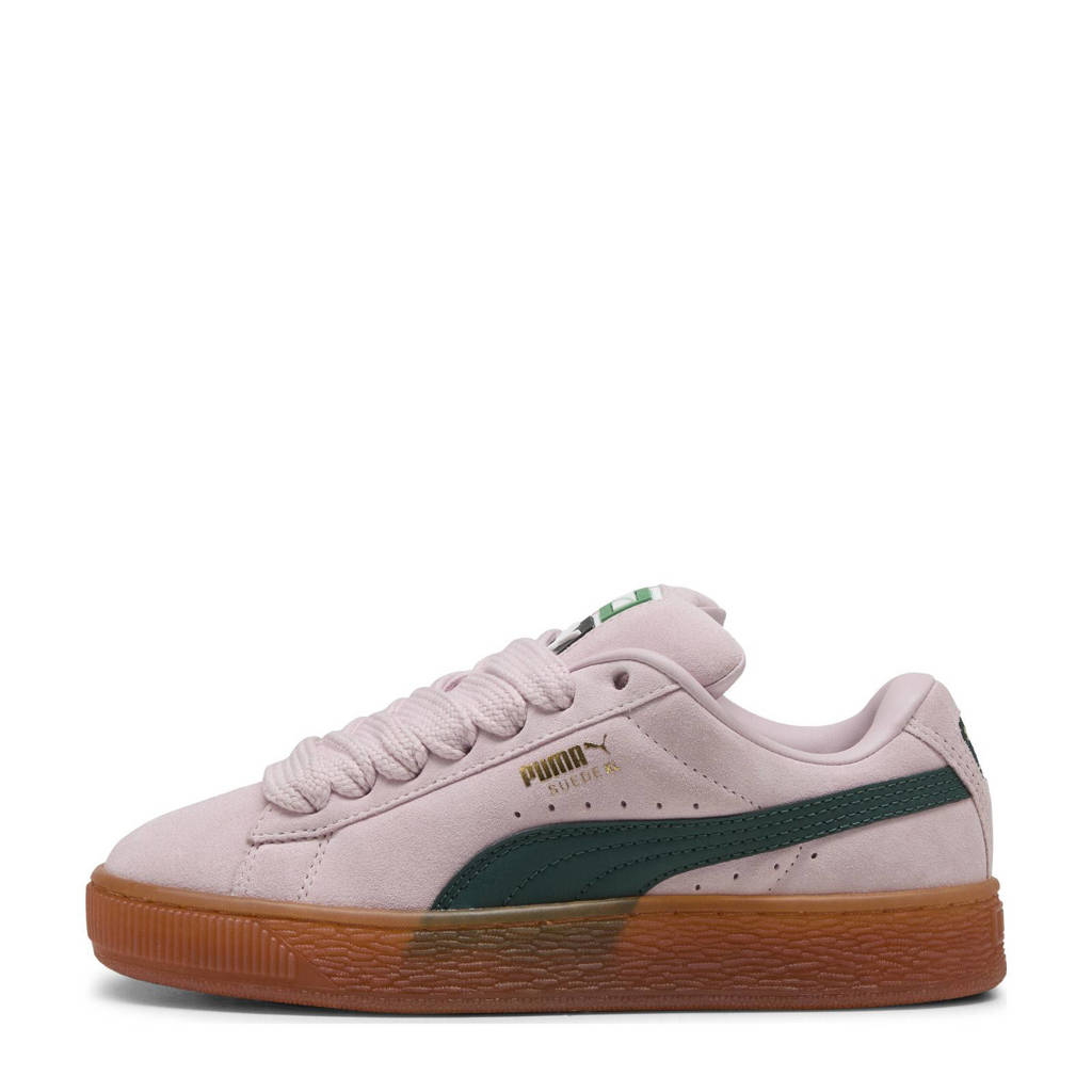 Puma Suede XL Jrsneakers lichtroze/groen