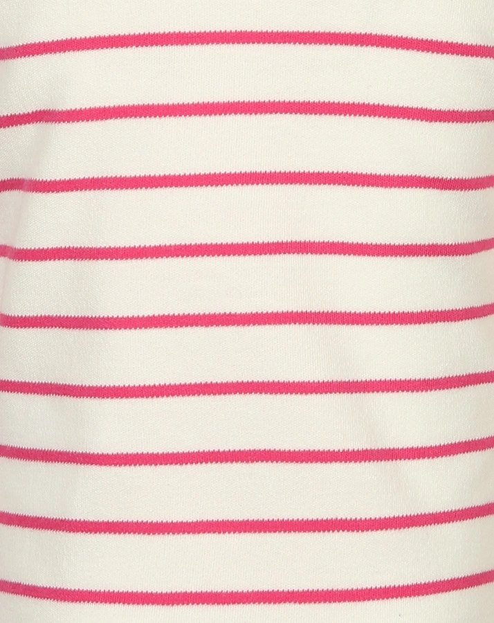 Langarmshirt HARBOUR STRIPE in weiß/pink