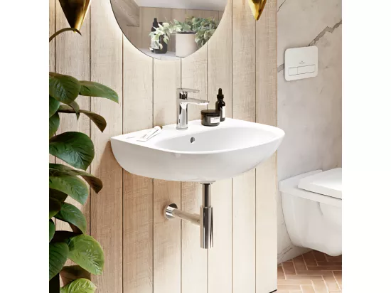 Mitigeur lavabo VILLEROY ET BOCH O.novo avec tirette chrome