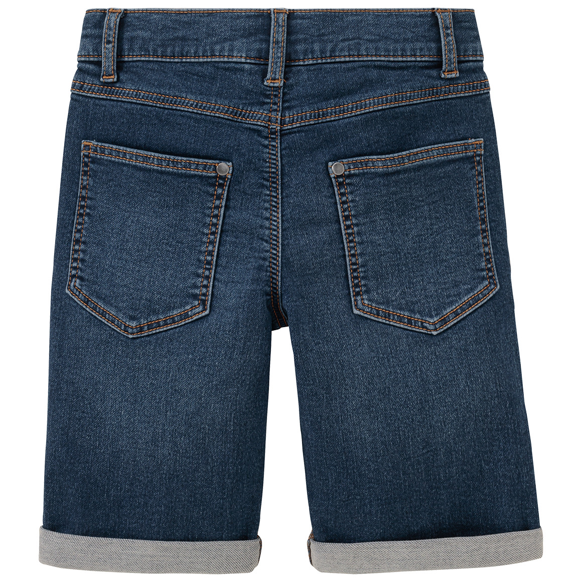 Famy 3 Jungen Jeansshorts im Basic-Look dunkelblau / blau / hellblau