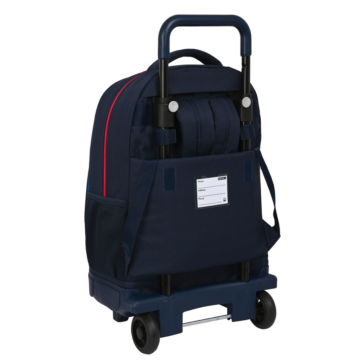 Mochila Escolar Con Ruedas Benetton Sixties