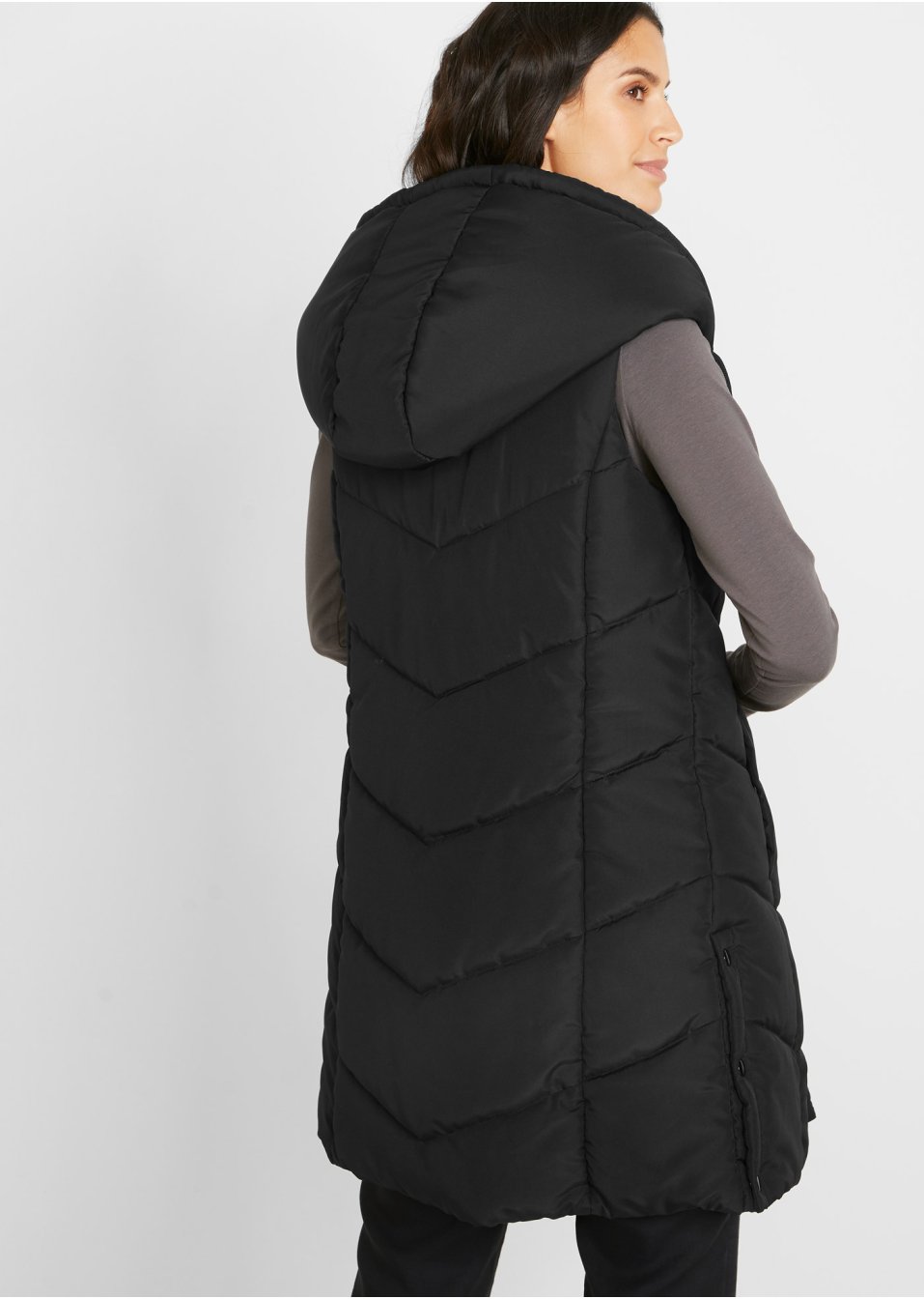 Veste sans manches matelassée en polyester recyclé