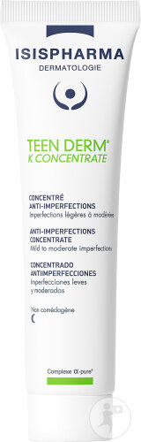 Isispharma Teen Derm K Concentrate Concentré Anti-Imperfections Légères À Modérées 30ml