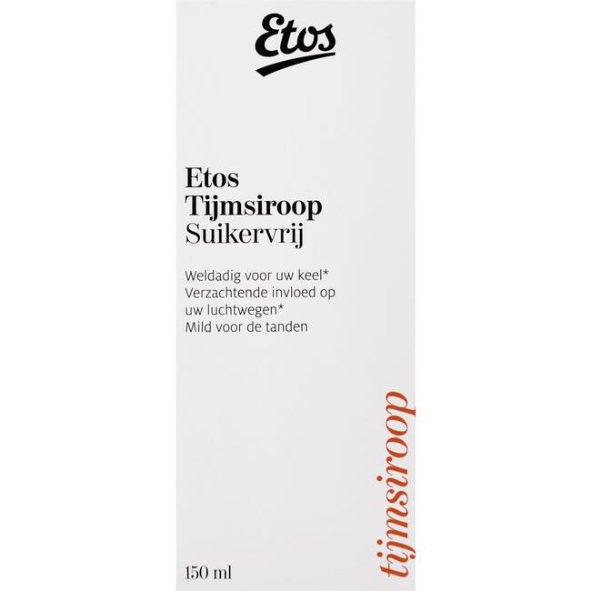 Etos Tijmsiroop Suikervrij