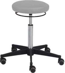 SCHMITZ VARIMED Drehhocker classic 222.281 silber-grau55