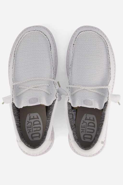 HEYDUDE Wally Sport Instappers wit Canvas