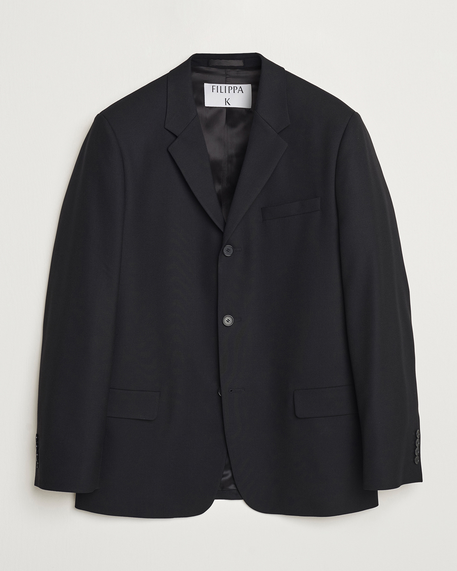 Filippa K Wool Blend Blazer Black