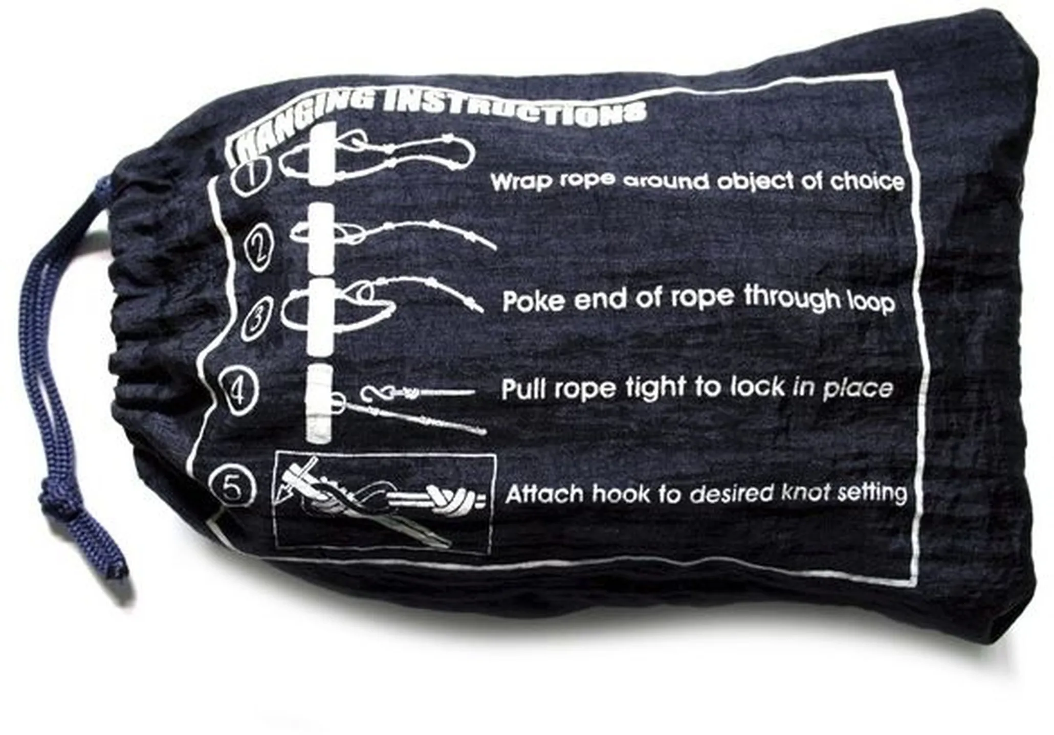 Ticket to the Moon Hammock Attachment Rope Pouch Black