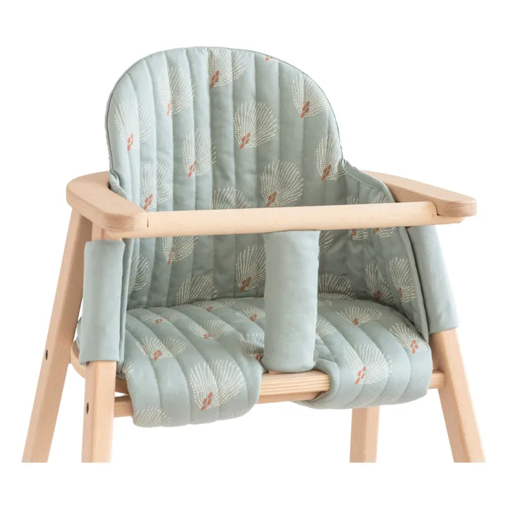 Nobodinoz Assise pour chaise haute Growing green | Vert d'eau