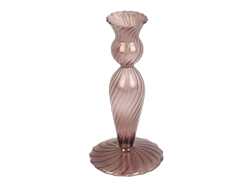 Candle Holder Swirl PT3729BK Black