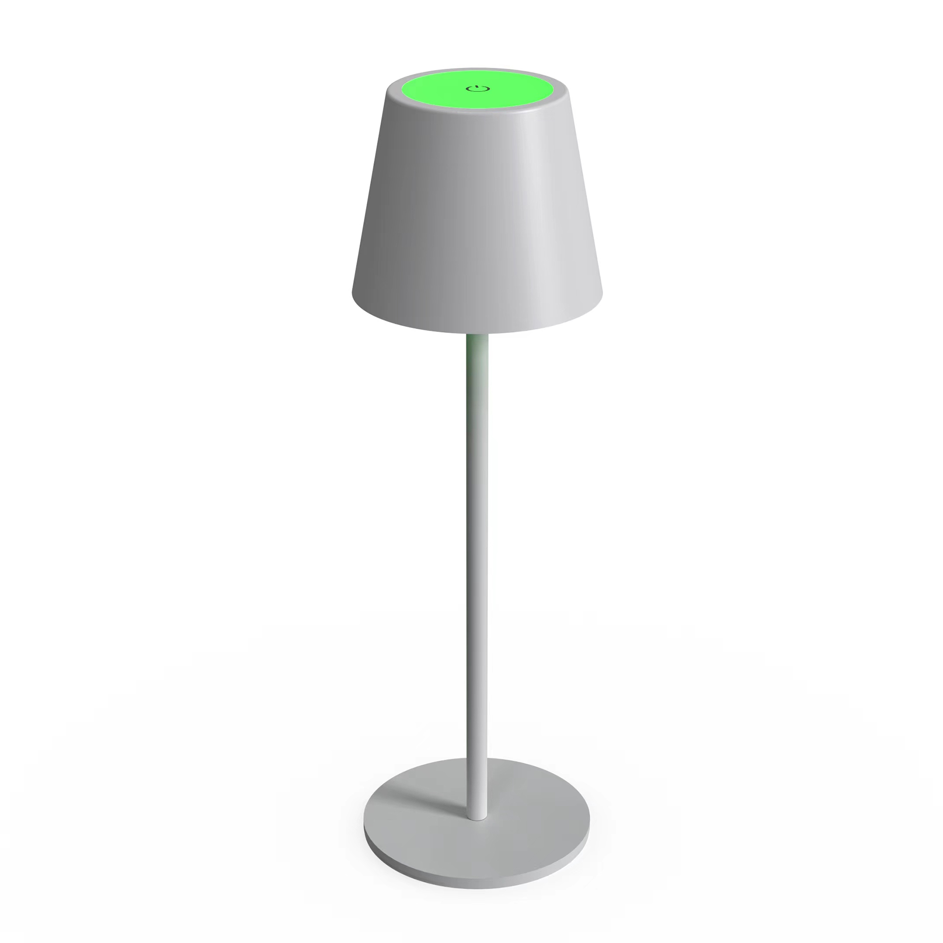 LED-RGB-Tischleuchte - grau - Touchdimmer
