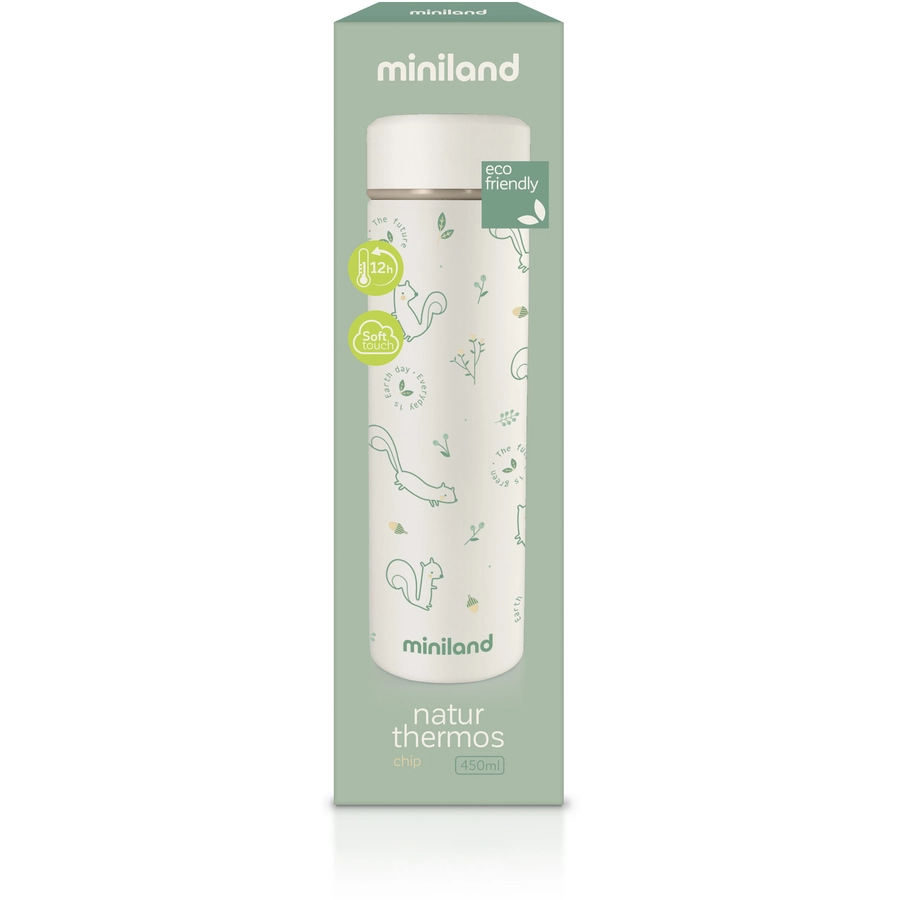 miniland natur Isolierflasche beigegrün 450 ml