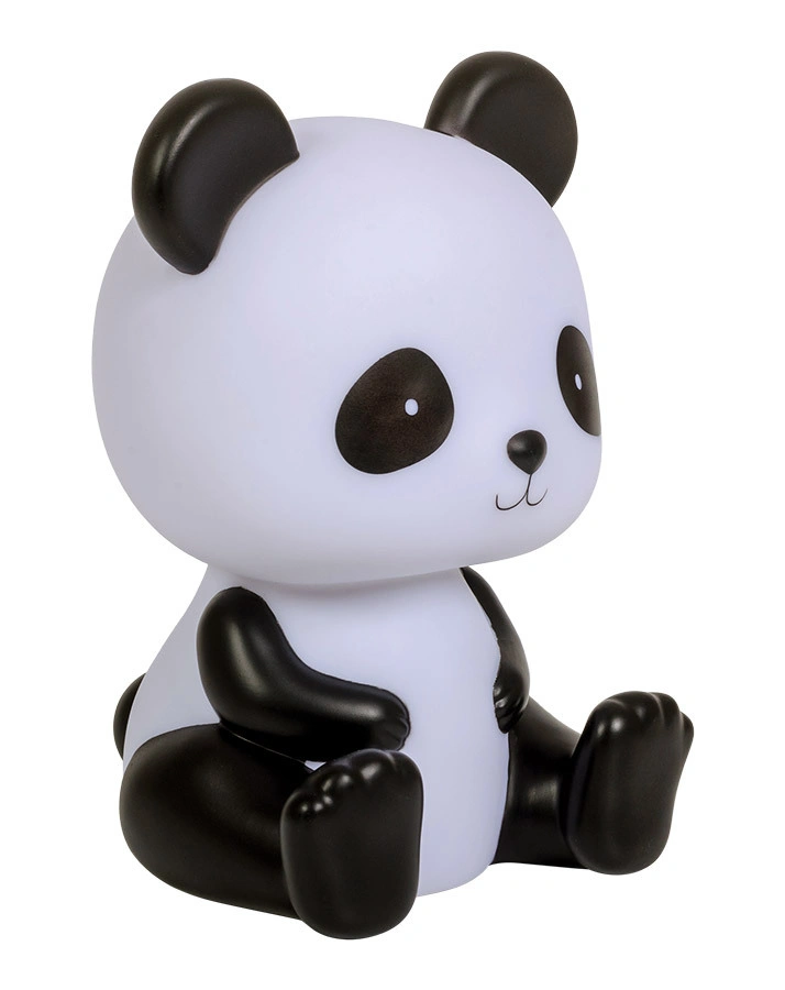 LED-Nachtlicht PANDA in schwarz/weiß