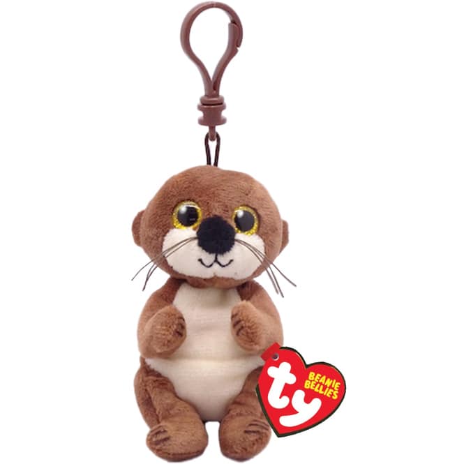 ty Beanie Bellie Clips - Schlüsselanhänger Otter Mitch - ca. 9,5 cm
