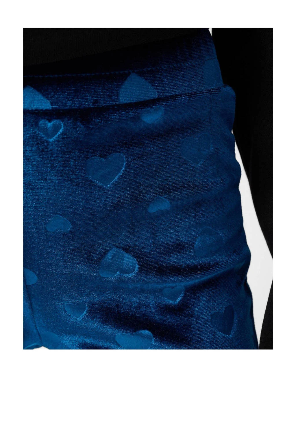 Shoeby flared casual broek blauw