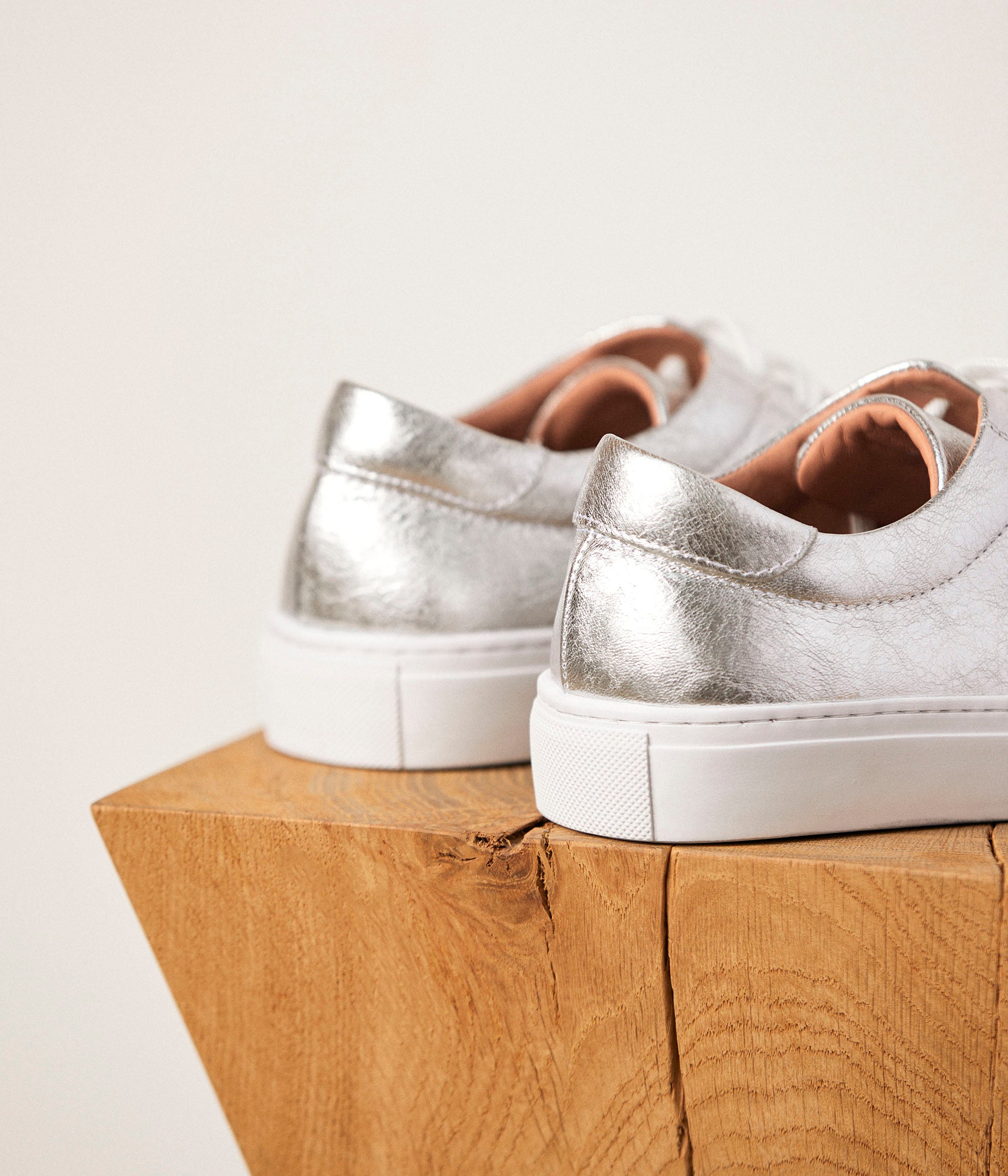 Baskets argent Suzette