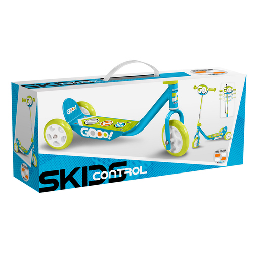 Scooter de 3 rodas com controle de derrapagem