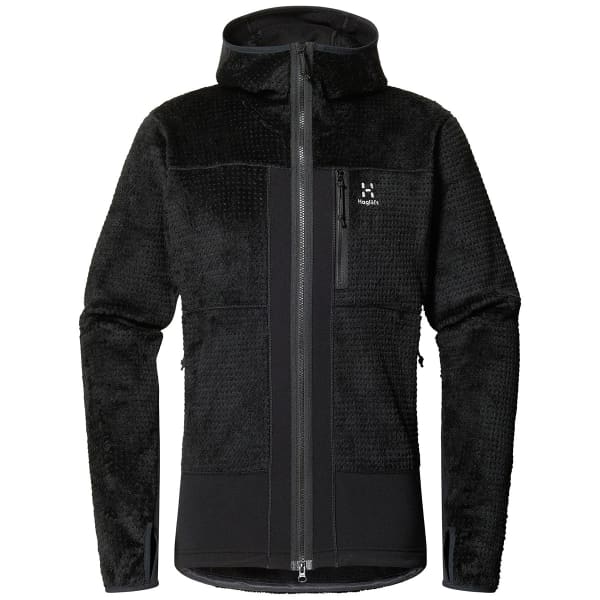 Veste polaire ski rando HAGLÖFS VASSI MID HOOD MEN TRUE BLACK