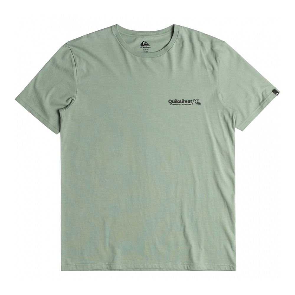 Quiksilver SCREEN 1 INJECTION - Tee-shirt Homme iceberg green