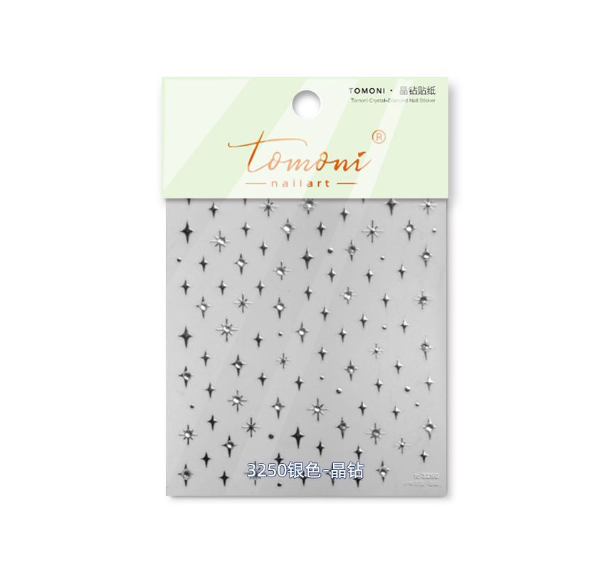 tomoni - Stervormige strass-nagelstickers