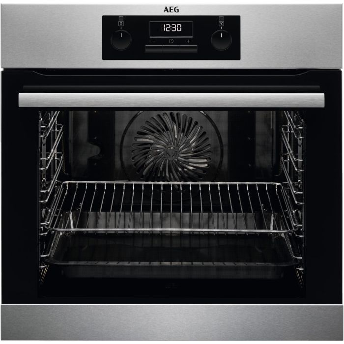AEG Einbau-Backofen Set mit Vollauszug BFH33101BF