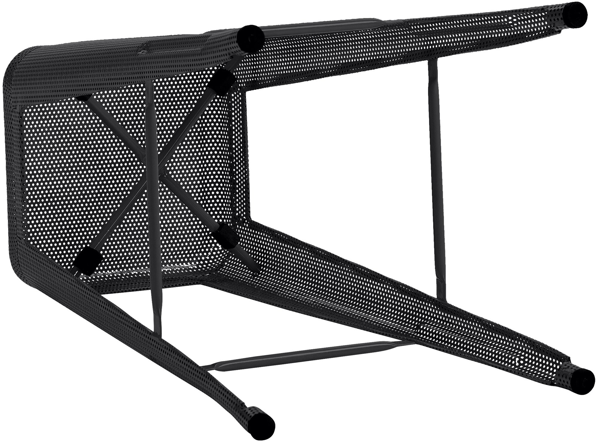 CLP Barhocker Fletcher I Tresenhocker, Stapelbar Mit Bodenschonern Und Fußstütze I Bistrohocker Mit 77 CM Sitzhöhe Aus Metall