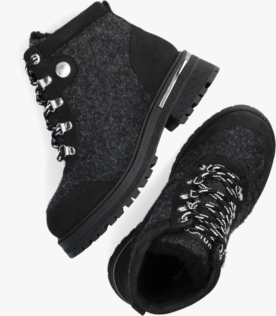 UNISA zwarte unisa enkelboots sento