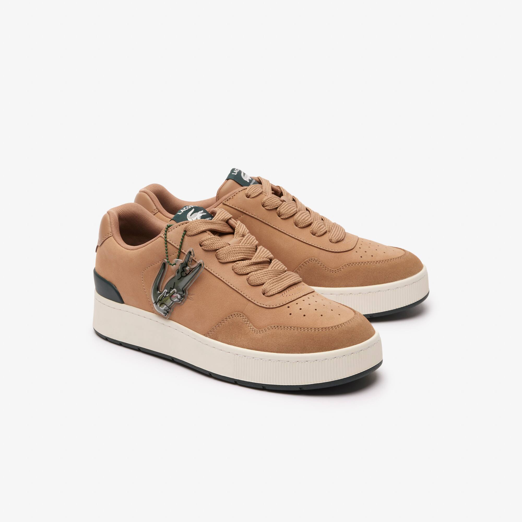 Herren-Sneakers Ace Clip aus Leder Sneakers - Braun - Lacoste - Herren