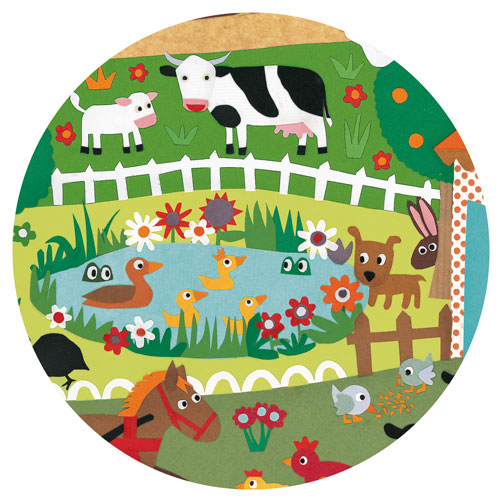 Djeco puzzel observation boerderij (35st)
