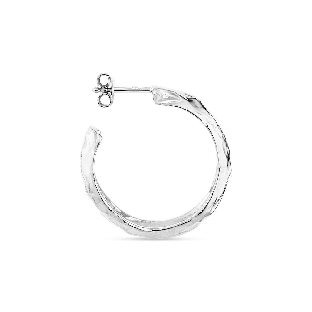 Jane Kønig  Big Bruised Heart Hoop - sølv
