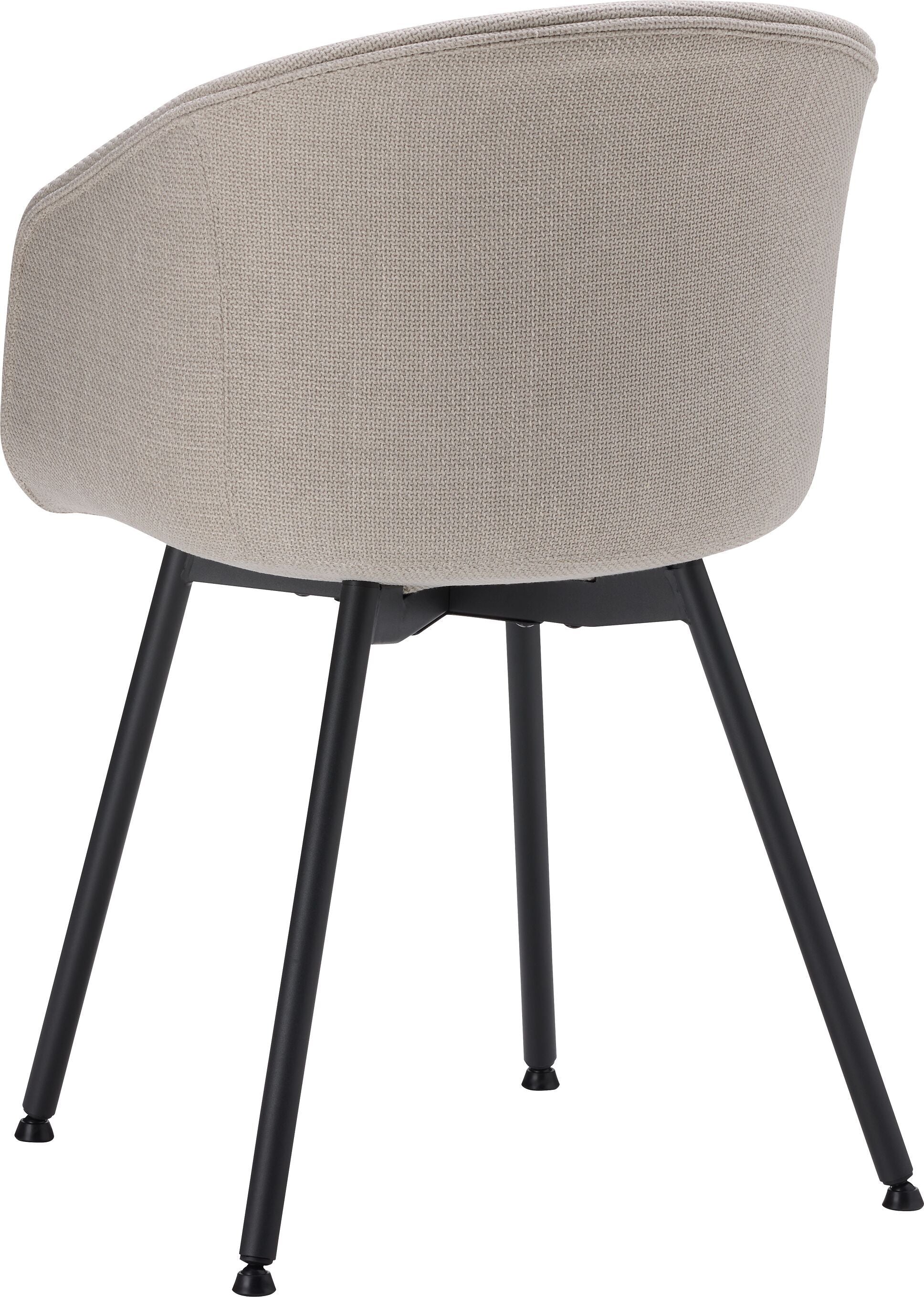 GIANNI Stuhl - Hellgrau / B: 53.5 cm x T: 55.0 cm x H: 84.0 cm