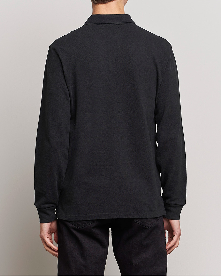 Polo Ralph Lauren Slim Fit Long Sleeve Polo Polo Black