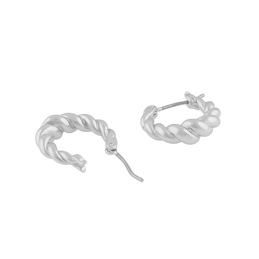 Snö Of Sweden Lydia Ring Earring Plain Silver 15mm