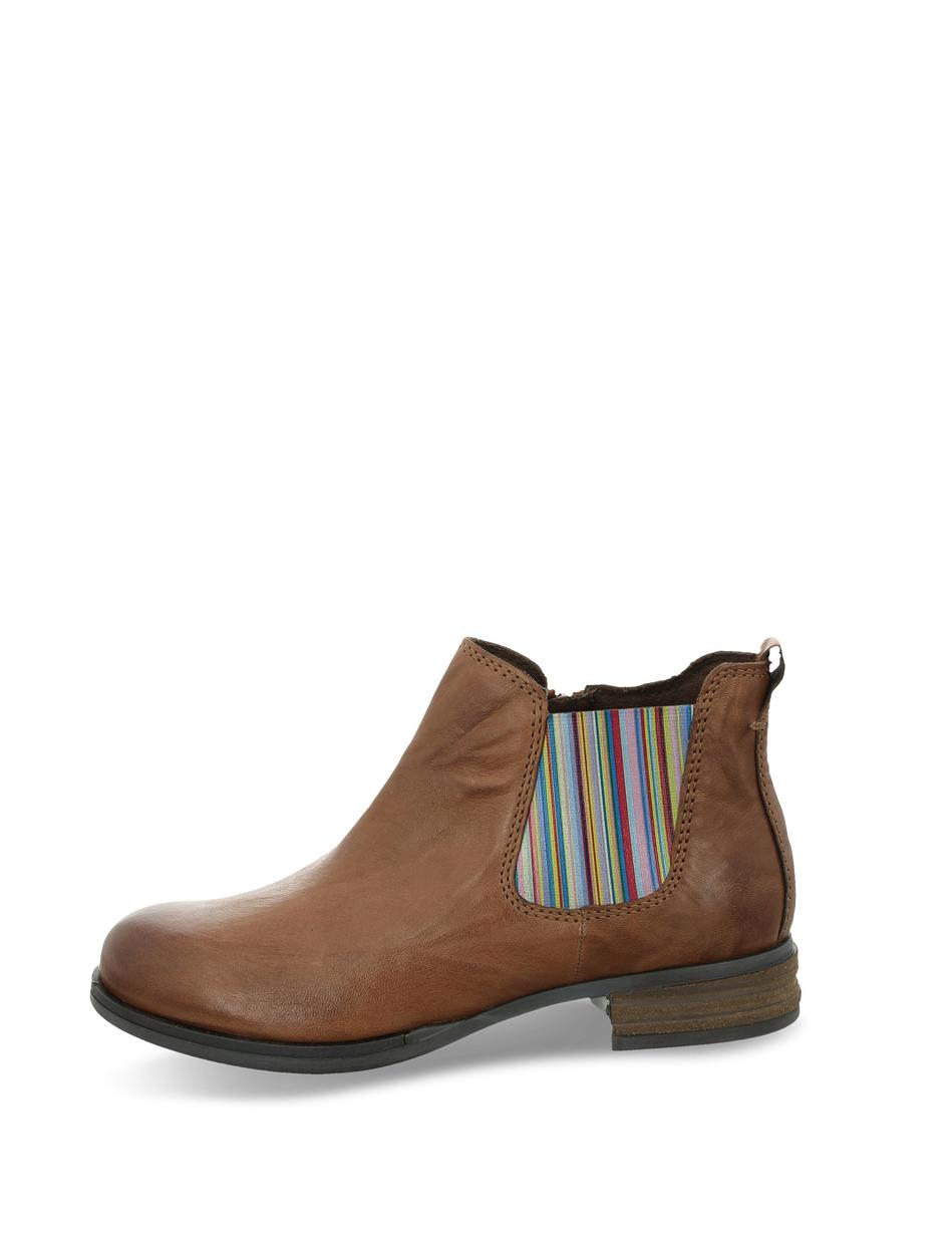 Stiefelette Sanja 06, cognac-multi
