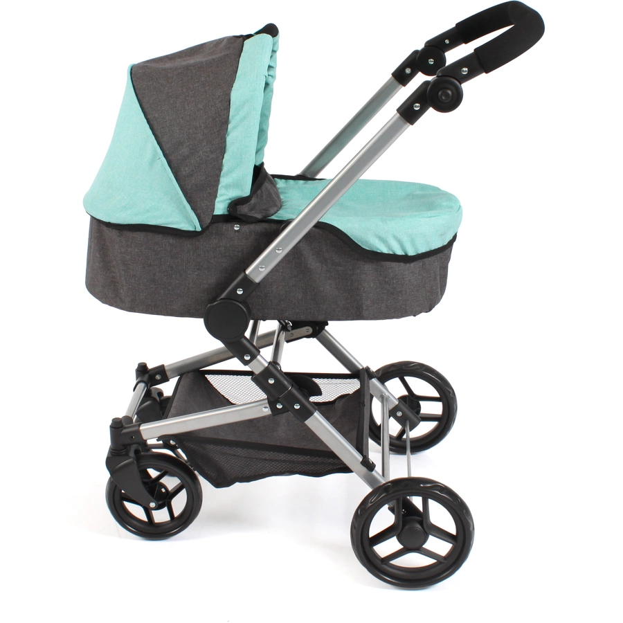 BAYER CHIC 2000 Kombipuppenwagen Fides 3 in 1 melange mint