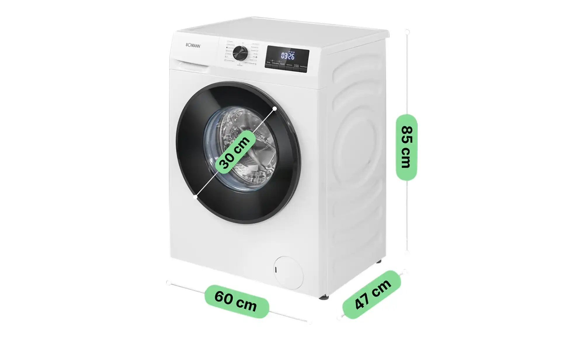 Bomann Waschvollautomat WA 7175 weiss
