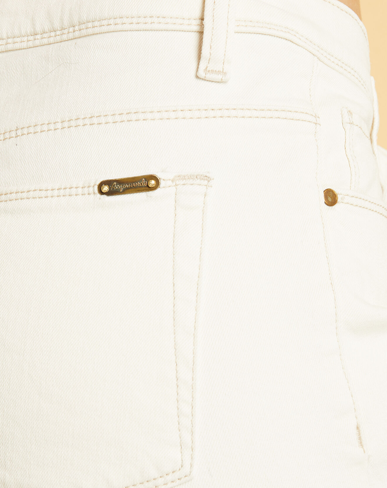 Acquaverde Jean droit Gisele sable blanc