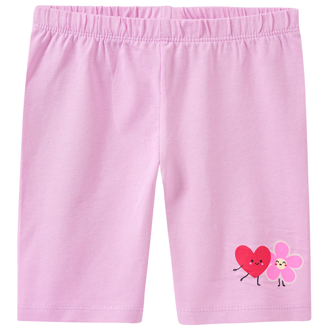 Famy 3 Mädchen Radler mit bunten Motiven helllila / blau / zartrosa