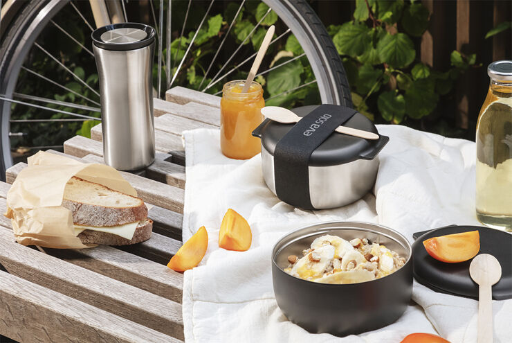 Eva Solo To Go madkasse steel/black Steel/black