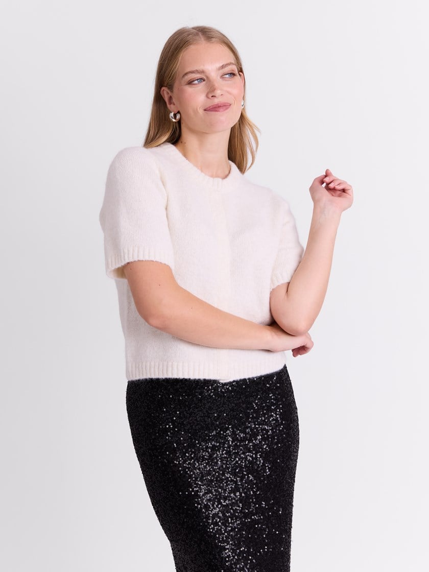 Noelle cardigan Marshmallow