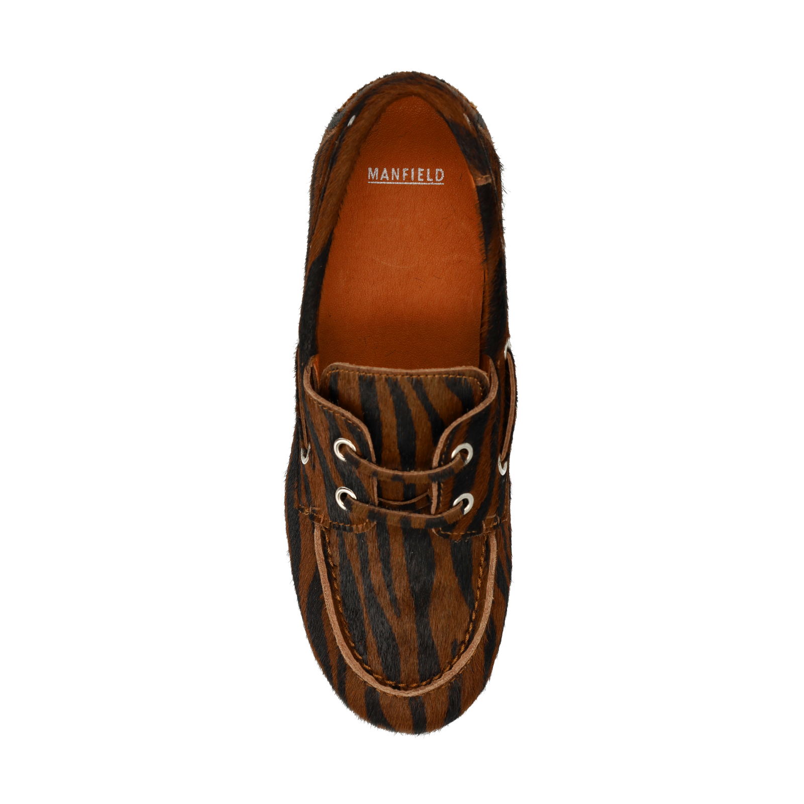 Zebra bootschoenen met pony hair