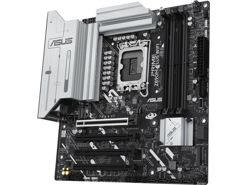 ASUS Mainboard Prime Z890M-Plus WIFI Micro-ATX-Mainboard mit Z890 Chipsatz und WLAN