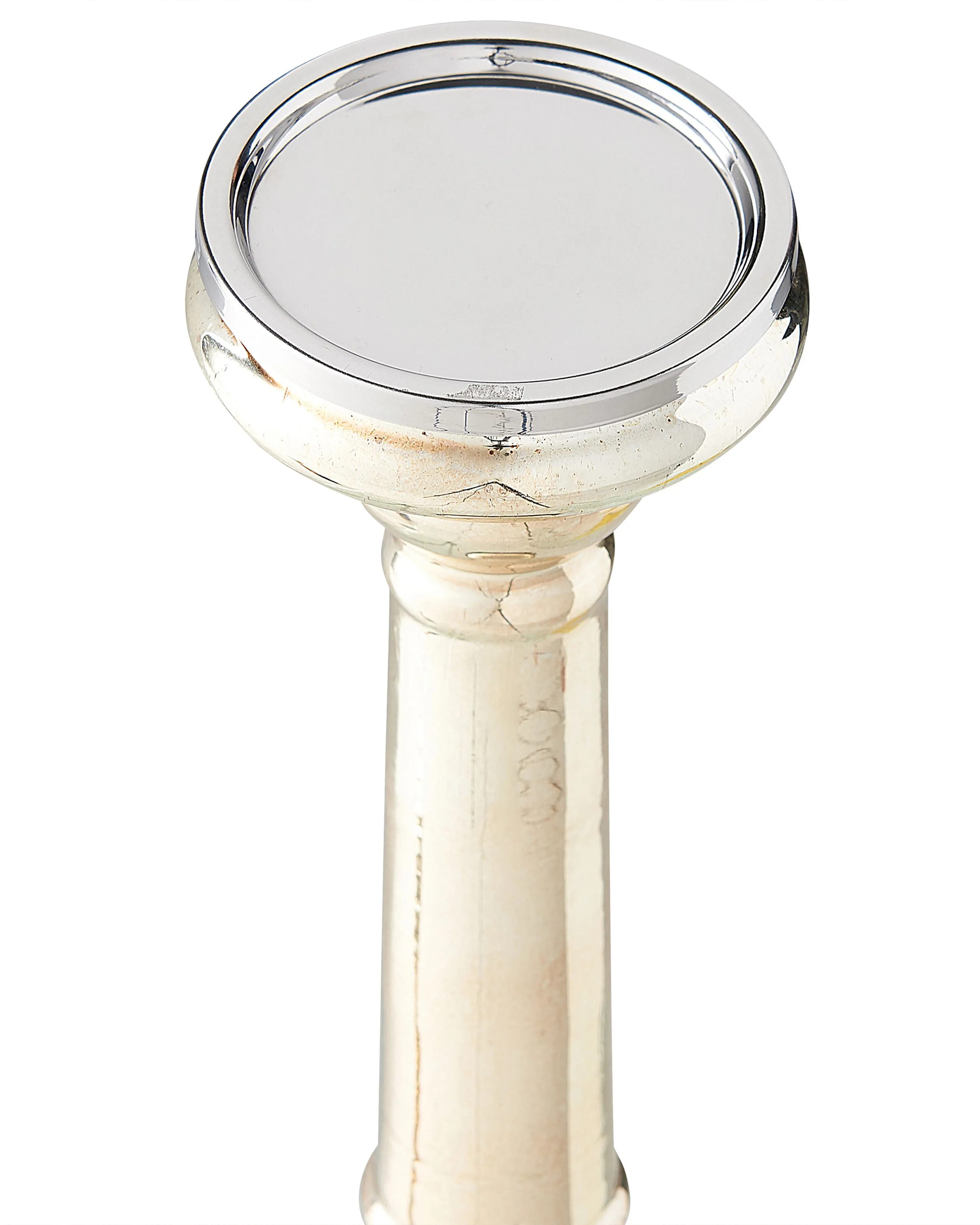 Set van 2 kaarshouders IMARTI Glas 40 cm Goud