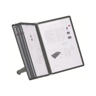 Durable Sherpa - Pupitre de table (lutrin) avec 5 pochettes A4