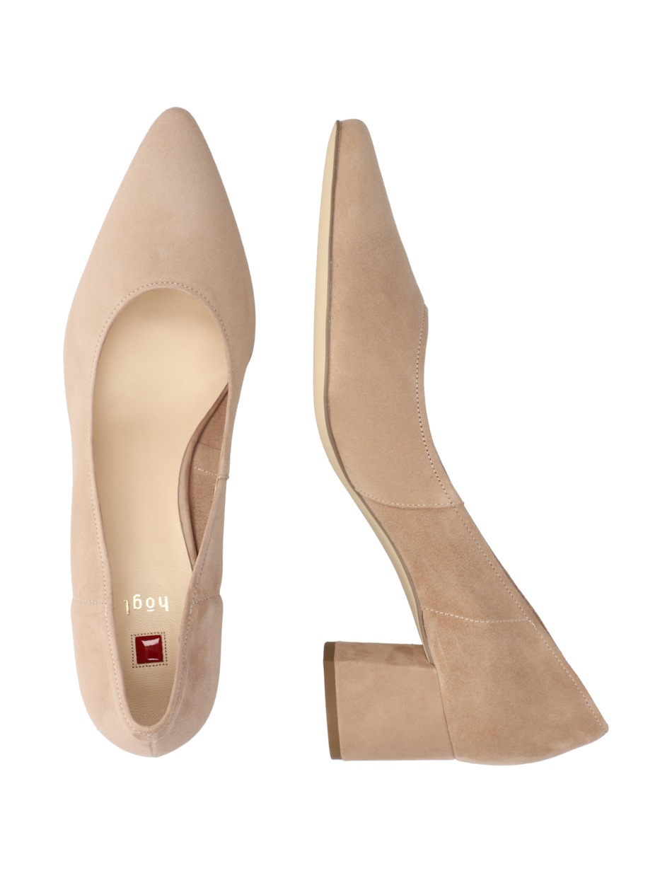 Veloursleder Pumps