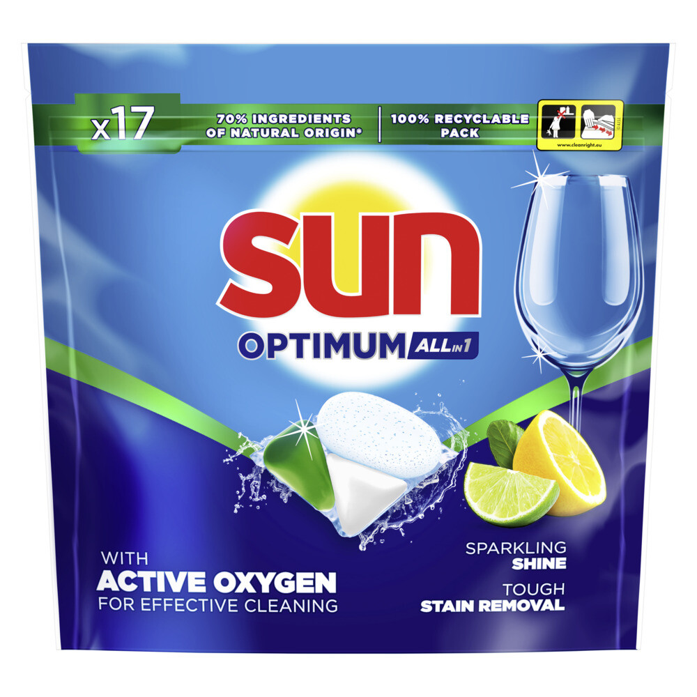 Sun Vaatwascapsules Citroen17 stuks