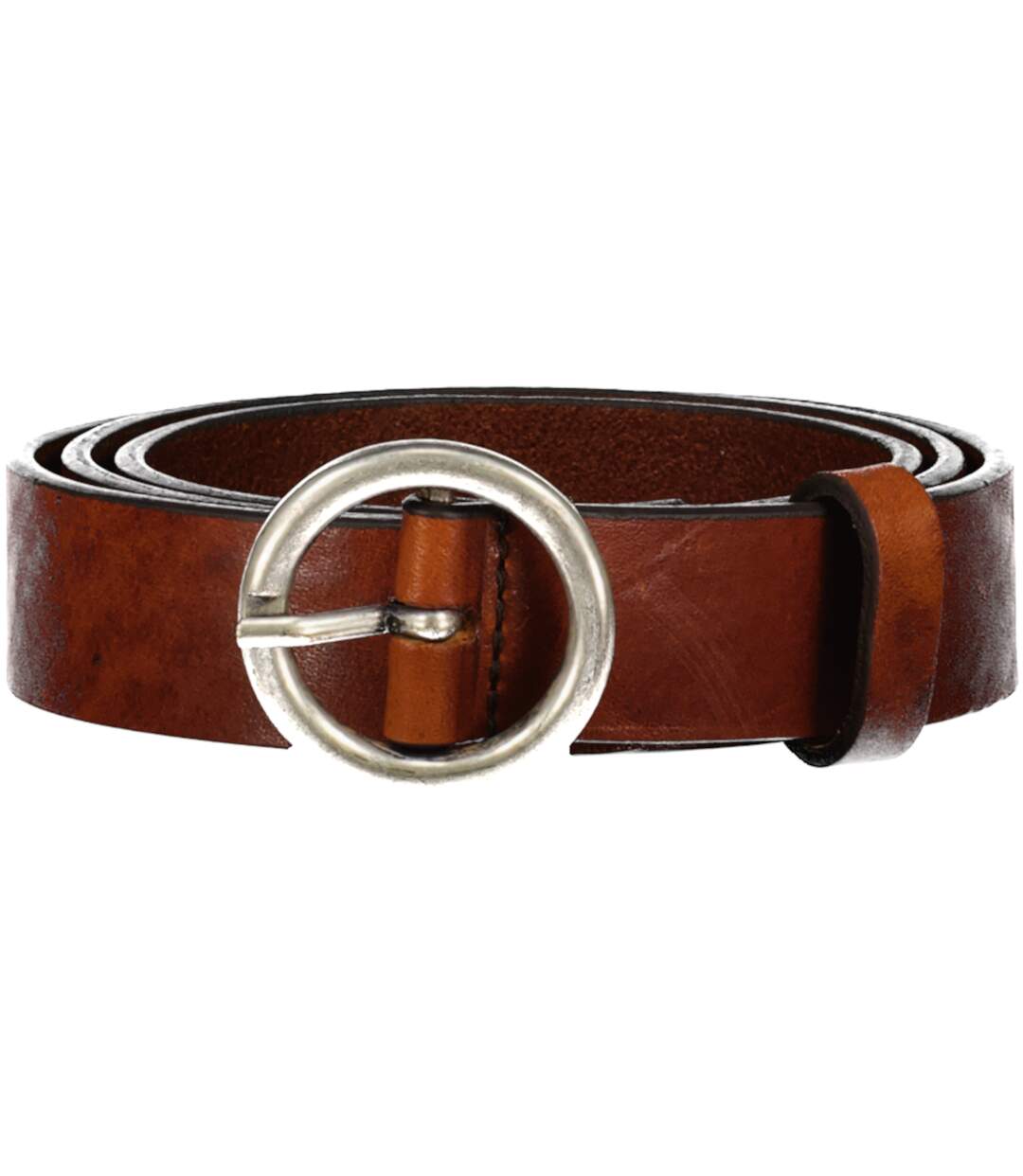 Ceinture unie en cuir CANDICE Black
