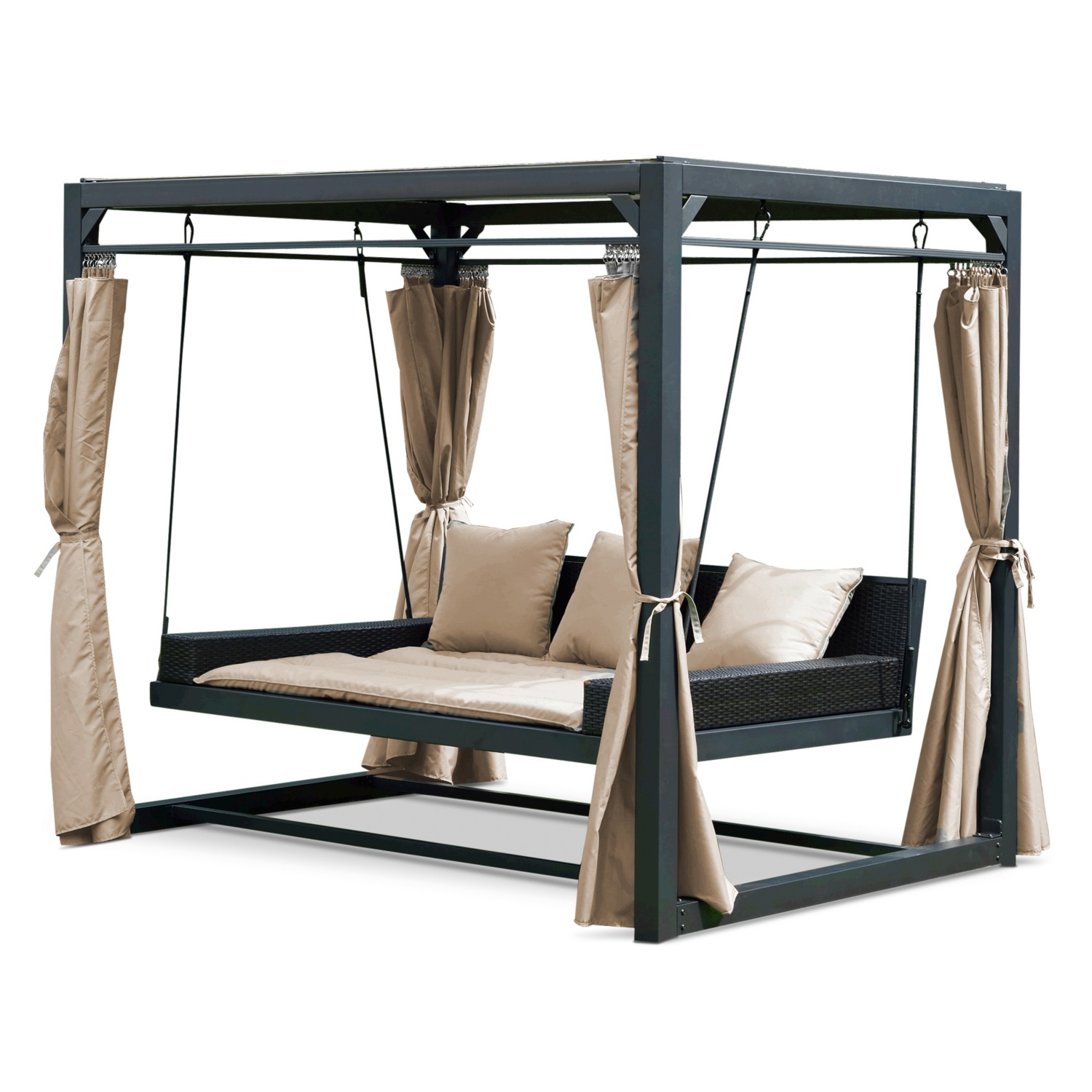 HOME DELUXE Pavillon Gartenliege PROVENCE