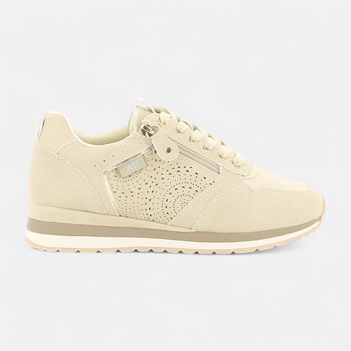 Baskets basses Femme beige